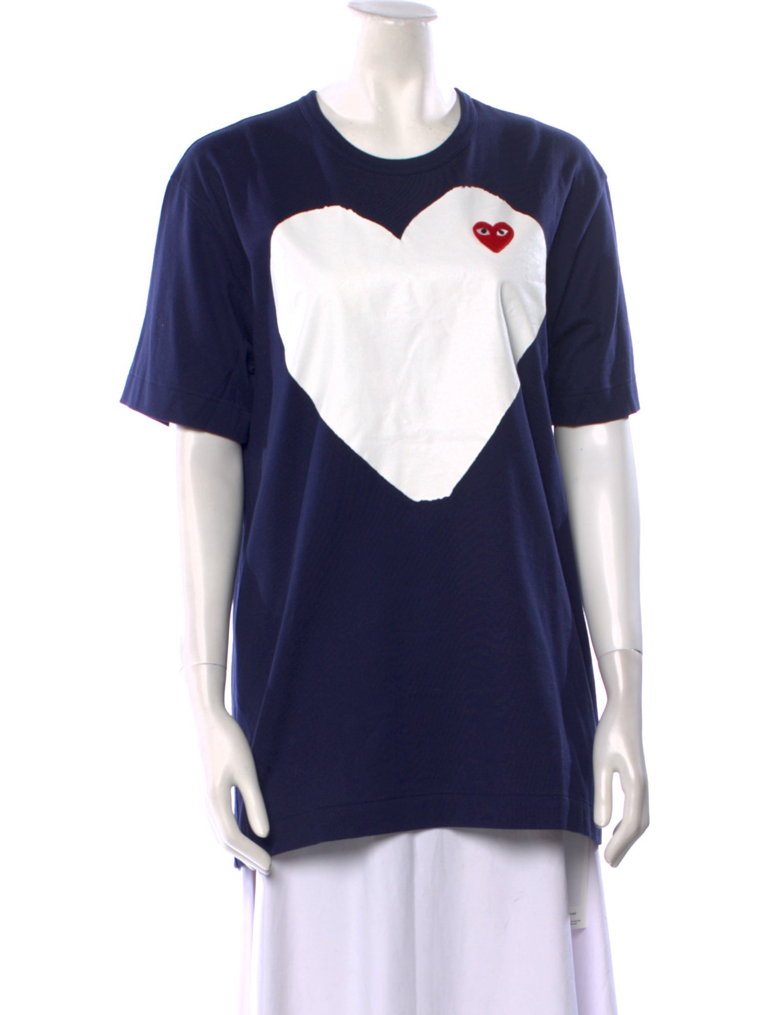 Comme des Garçons Play Graphic Print Crew Neck T-Shirt